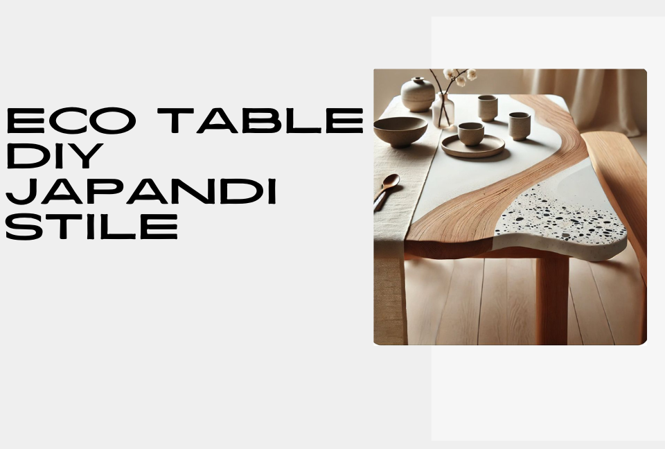 eco table diy japandi