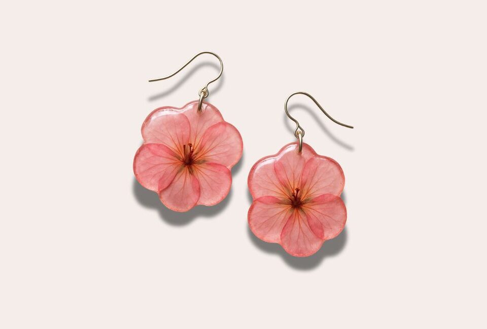 Créer des Boucles d'Oreilles Fleur en Résine | Tutoriel DIY Sans Sertissure