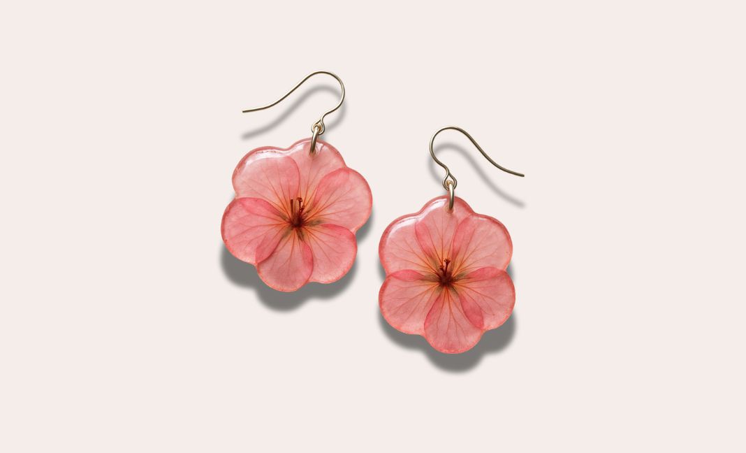 Créer des Boucles d'Oreilles Fleur en Résine | Tutoriel DIY Sans Sertissure