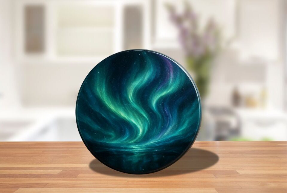 aurora resin art